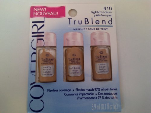 Cover Girl TruBlend 410 Light/ Medium 3 Blisters Each