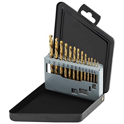 COMOWARE Left Hand Drill Bit Set, 13 Piece Cover