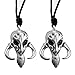 Produktbild Mandalorian Anhänger Halskette Serie Charms Seil Halskette Kopfgeld Jäger Schmuck Film Familie Party Geschenk - 2er Pack