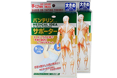 最安値 興和新薬 バンテリン サポーター 手くび用 ブルー Lサイズの価格比較