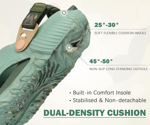 Image of COFACE Mens Orthotic Clogs Orthopedic Mules for Men Recovery Sandals Man Plantar Fasciitis Summer Casual Size 7-15