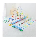 【Builds Balance & Stability】Includes balance beams with non-slip textures and sturdy platforms to improve bilateral coordination and core strength. Ideal for practicing walking, stepping, and balancing.