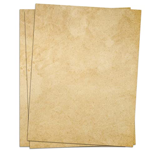Stationary Paper For Writing Letters - Vintage Antique Letterhead Paper, Letter Size Stationery Writing Paper, 100 Sheets Double-Sided Invitation/Decorative Printer Paper, 8.5" X 11" #TOP1
