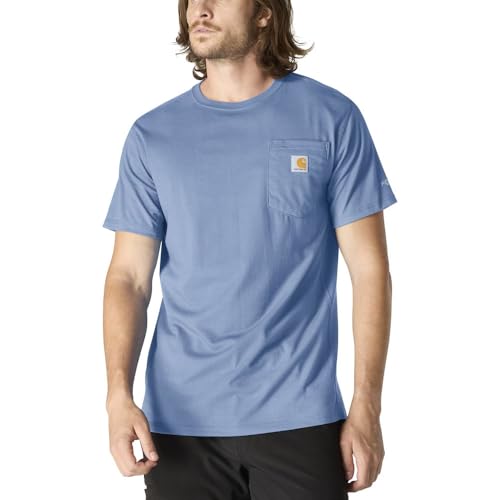 Image of Carhartt Men's Force Relaxed Fit Midweight Short-Sleeve Pocket T-Shirt