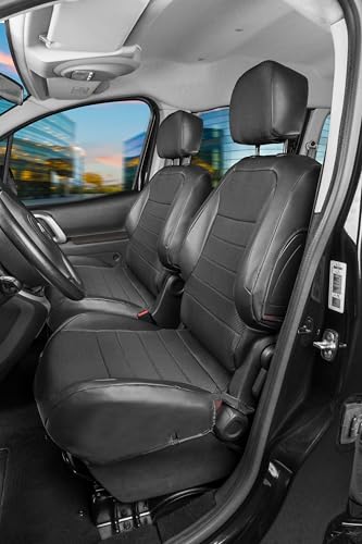 Housse de siège VW Caddy simili cuir pour 2 sièges avant dès 2015