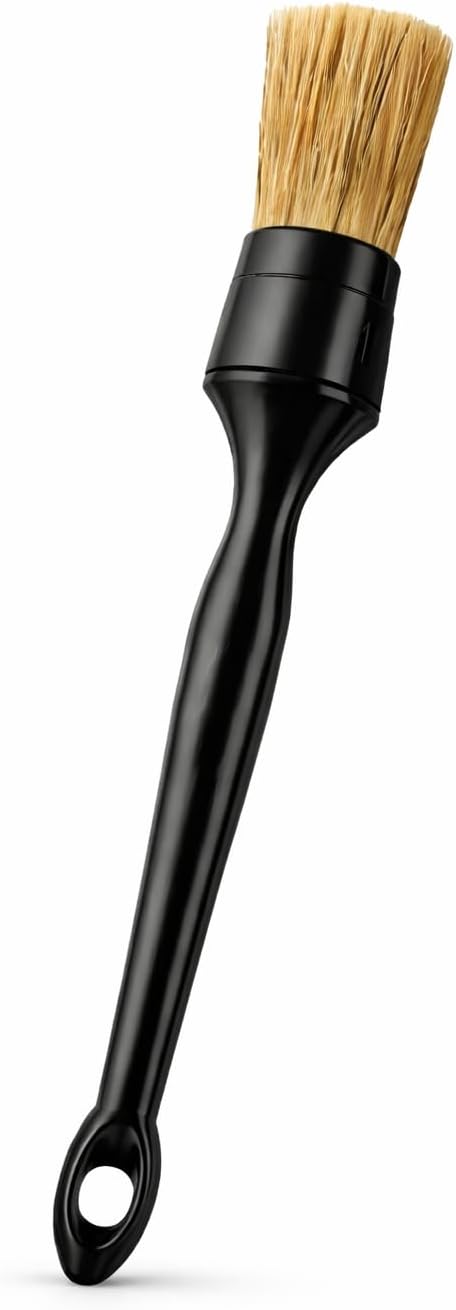 Oto Detay Temizlik Fırçası 2 ADET – Araba Klima Temizleme Fırçası, Araç İç Temizlik Fırçası, Yumuşak Doğal Kıl, Çizmez Detailing Brush, Havalandırma & Konsol Temizleme Fırçası 2 ADET