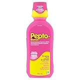 Pepto Bismol Liquid, Upset Stomach Relief, Diarrhea Relief, Heartburn, Nausea, Indigestion, Upset Stomach, Original Flavour, 480 mL