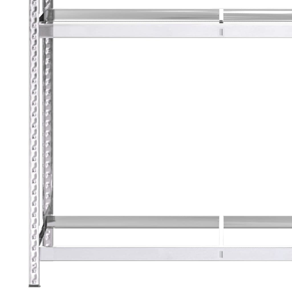 Hothingwell Stalowy bagażnik na opony 3 poziomy 110 x 40 x 200 cm, 3 szt. stojak na opony do garażu, wytrzymała półka o dużej nośności i poziomach regulacji wysokości