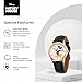 DISNEY Mickey Moving Hands Watch - Vintage Mickey Mouse Watch for Men - 90s Mouse Watches - Classic Men’s Toys - Retro Style - Gold Case - Black Leather Strap