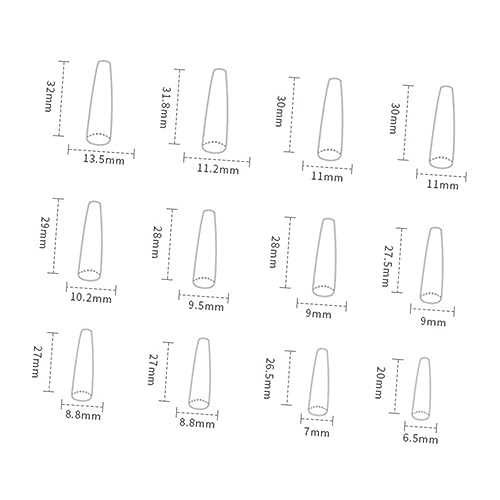 FRCOLOR 240 Peças De Unhas Postiças De Borboleta Unhas Postiças Unhas Postiças Unhas Quadradas Menin