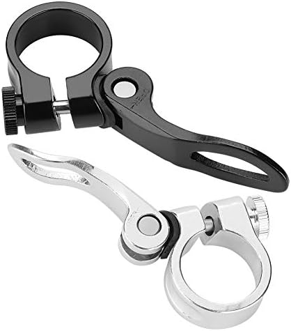 Miniatura 4 de VGEBY1 Abrazadera de tija de sillín de bicicleta, abrazadera de poste de asiento de liberación rápida de aleación de aluminio Quick Releas para tija