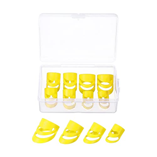 sourcing map Guitare Doigt Médiators XL L M S Dimension Jaune avec Rangement Boîte pour Guitare Basse Ukulélé Paquet de… - Les Beatles, Paul McCartney, John Lennon, RIngo Starr, George Harrison sourcing map Guitare Doigt Médiators XL L M S Dimension Jaune avec Rangement Boîte pour Guitare Basse Ukulélé Paquet de…