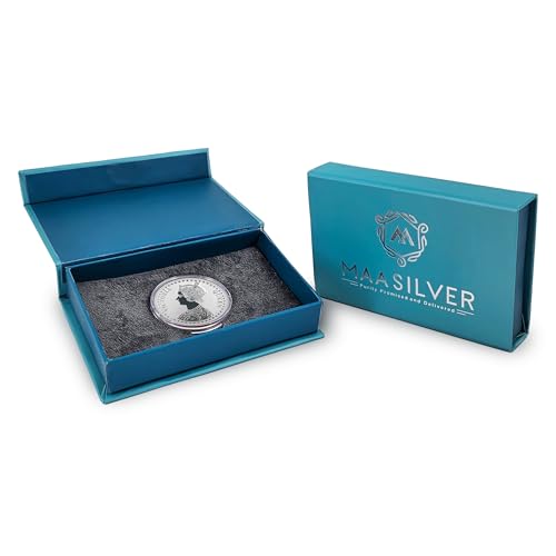 Image of MAA SILVER Pure Silver Queen Victoria BIS Hallmarked Round Coin Chandi Sikka Perfect for Gifting Investment (999 Purity)