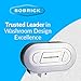 Bobrick B-2892 Surface-Mounted Twin Jumbo-Roll Toilet Paper Dispenser, Double Roll Toilet Paper Holder