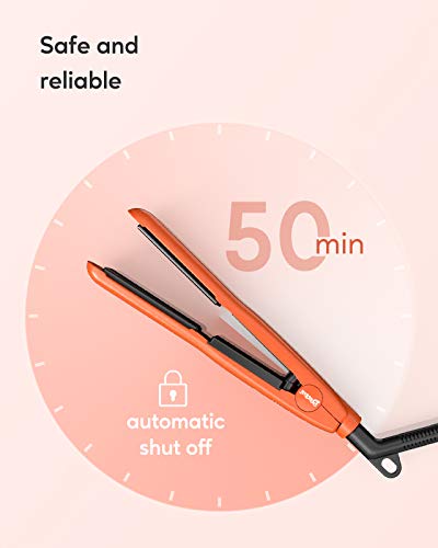 Deogra Mini Hair Straightener Adjustable Temperature,1/2 Inch Mini Flat Iron For Short Hair, Ceramic Tourmaline Small Travel Hair Straightener With Dual Voltage & Auto Shut Off #TOP4