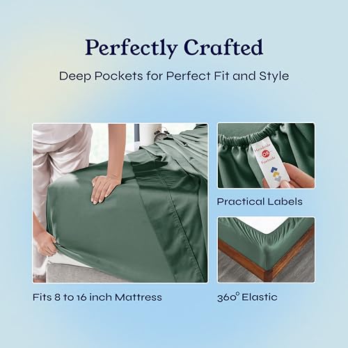 image for California Design Den Soft 400 Thread Count, Natural 100% Cotton Sheet