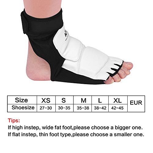 Taekwondo Foot Protector Gear, Ankle Brace Support Pad Feet Guard For Mma Ufc Martial Arts Fight Training Sparring Kung Fu Kickboxing,Tae Kwon Do Feet Protective Tkd Foot Gear For Men Women Kids #TOP6
