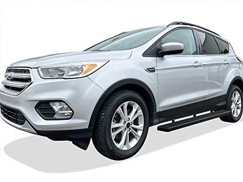 Estribos de acero inoxidable negro para Ford Escape 13-19 miniatura 6