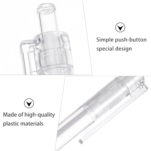 Bolígrafos de gel UPKOCH 12 piezas 0.5mm click blanco miniatura 3