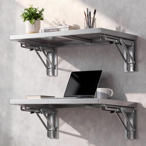 Table pliante murale pour petits espaces et studio étudiant étroit - 7