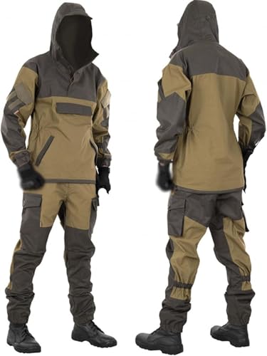 Uniforme de combat militaire imperméable 1000D kaki pour chasse - 2