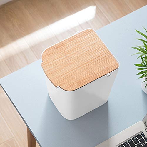 Caneca de basura para hogar cocina blanco miniatura 5