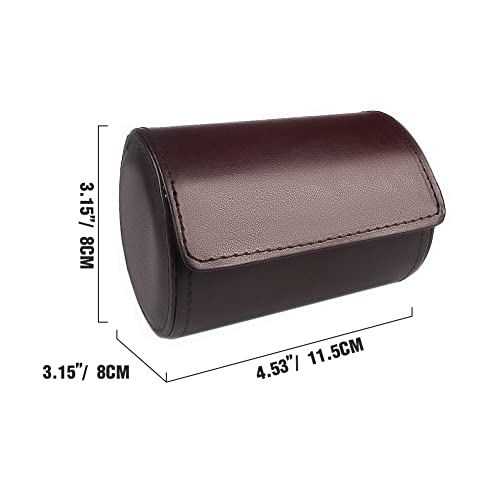 Wajj Necktie Travel Case, Tie Anti-Wrinkle Organizer Box (Brown) #TOP1