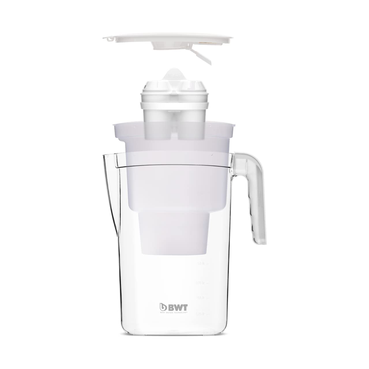 BWT Wide Table Water Filter incl. 1 Filter Cartridge Soft Filter Water Extra