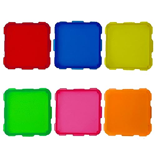 Jokooan Magnetische Bouwstenen Kleurrijke Kaarten, Kleurrijke Kaarten voor Magnetische Stokken Set, Kinderen STEM Educatief Speelgoed Kaarten Navulverpakking voor Stevig Bouwspeelgoed