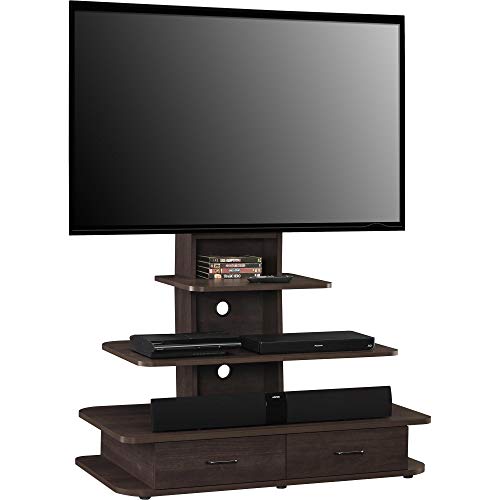 Ameriwood Home Galaxy TV Stand with Mount and Drawers for TVs up to 70