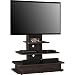 Ameriwood Home Galaxy TV Stand with Mount and Drawers for TVs up to 70" Wide, Espresso