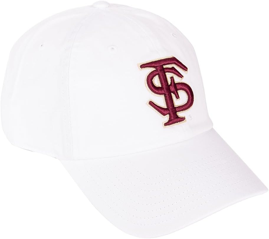 Desert Cactus Florida State University Baseball Hat Seminoles FSU Brimmed Embroidered Cap Adjustable Cloth Strap Adult Type C