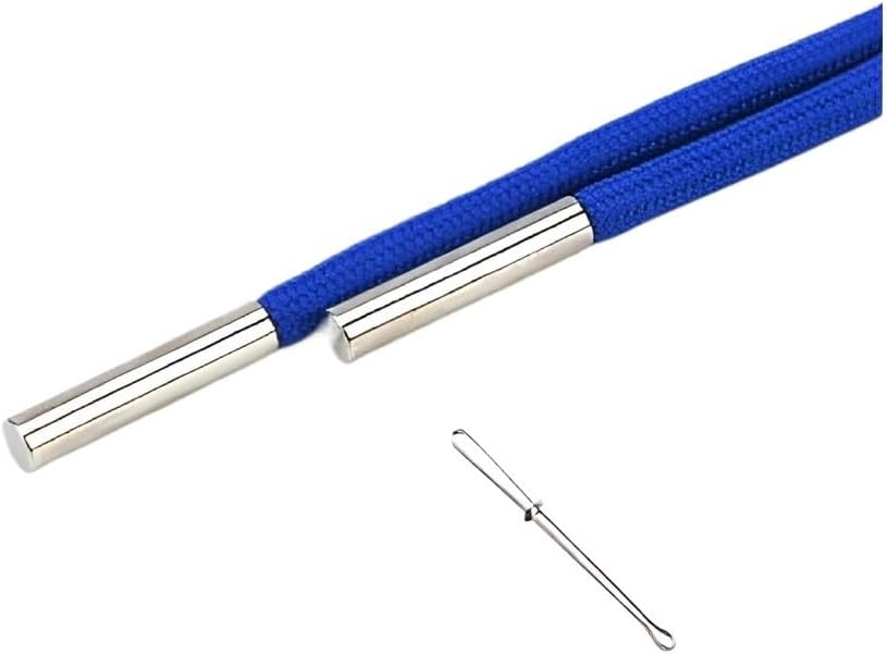 drawstring replacement， Drawstring Rope Replacement 4Pcs Metal Head Sports Pants Cotton Belt Hoodies Accessories(19)