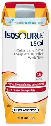 Isosource 1.5 Cal with Fiber Unflavored 250ml 18 pack