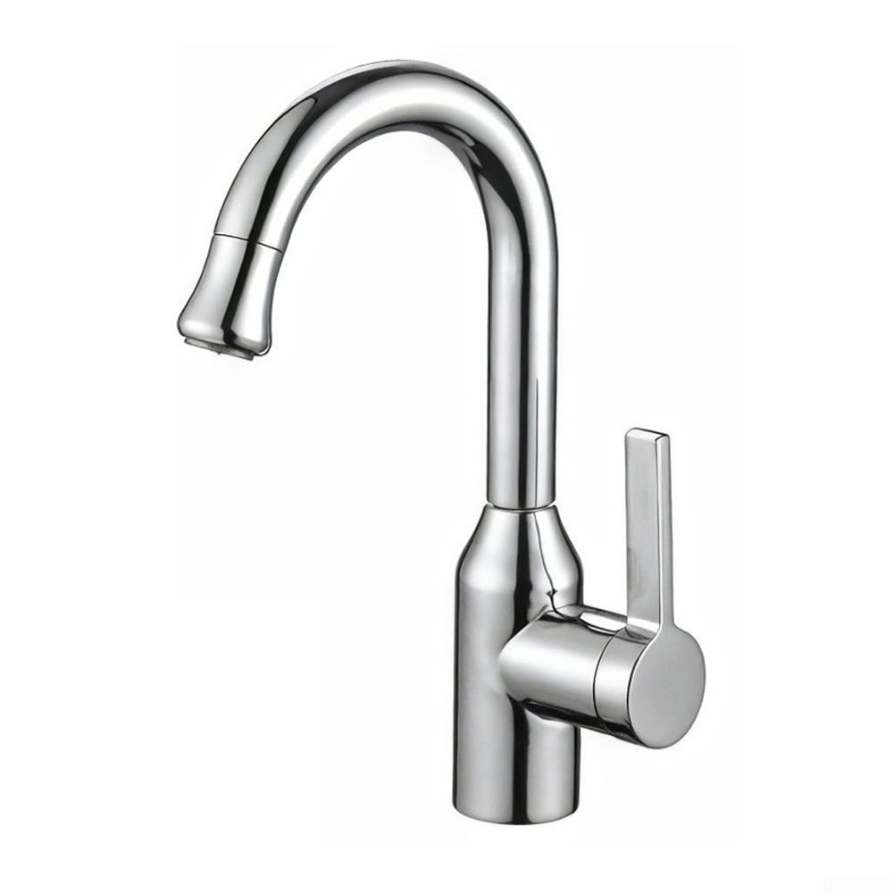 Robinet pivotant en acier inoxydable brossé avec processus de finition anti-corrosion