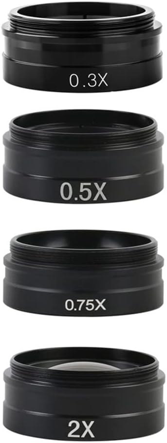 顕微鏡観察 2。0x 0.75倍0.5倍0.35倍180倍レンズ携帯用補助客観的ガラスレンズ(SET-K AZK)