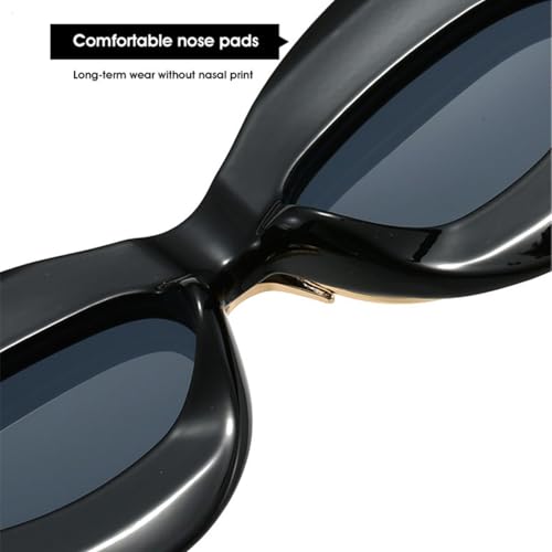 Lunettes de soleil œil de chat rétro pour vos journées en terrasse et plage - 5