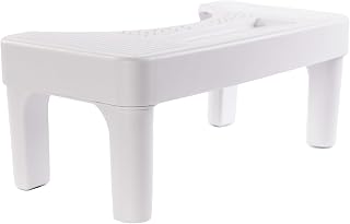 6.7 Inch Toilet Stool for Bathroom,Non-Slip Potty Stool for Pooping,Toilet Step Stool for Adults