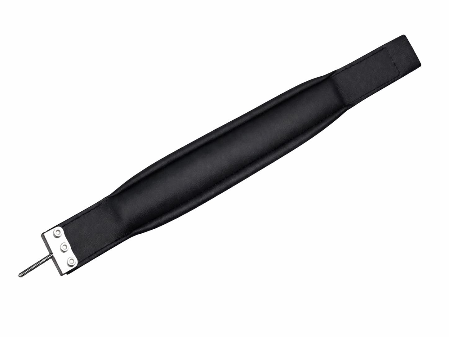 Generisch Akkordeon Bassriemen 32–72 Bässe – Modell 4855 in Schwarz – 48 cm langer Bassgurt aus Echtleder, gepolstert & verstellbar – ideal für kleine bis mittlere Akkordeons, robust & komfortabel