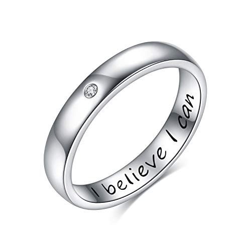 Wedding Band Ring Sterling Silver High Polish Plain Dome Ring Eternity Bands 4.5mm Ring 5-10 Inspirational Jewelry Girls for Women Her Teens Girlfriend Unisex Boyfriend Wife Husband