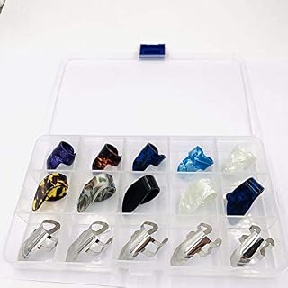 U/K Lot de 15 médiators pour pouce et index – Couleur aléatoire - Les Beatles, Paul McCartney, John Lennon, RIngo Starr, George Harrison