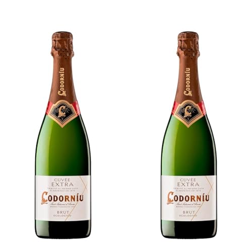 Codorníu Extra Ecológico - Cava Brut - 75cl Paquete De 2 Codorníu Extra Ecológico - Cava Brut - 75cl Paquete De 2