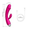 -Đilđo Vîbràtóri Sèssúali per Donna, Vîbràtóré Wireless con 10 Frequenza, Riscaldamento Intelligente, Motori Doppi, Ricaricabilea, 100% Impermeabile