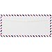 JAM PAPER #10 Airmail Envelopes - 4 1/8 x 9 1/2 - White - 50/Pack