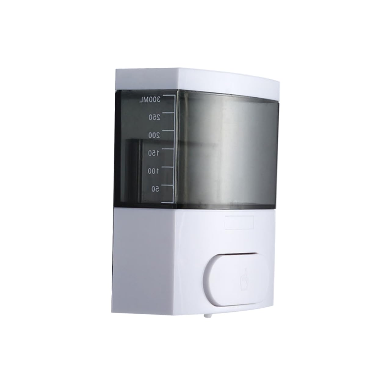 RORPOIR 300ml Wall-Mounted Soap Dispenser Black Refillable Matte Finish for Soap Shampoo