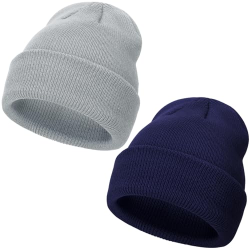 DRESHOW Toddler Beanie Bambini Cappelli Invernali Bambini Morbida Maglia Unisex Cappello per Bambini Ragazzi Ragazze Cappello Caldo per 3-24 Mesi