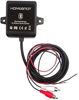 Bluetooth Marine Receiver Adapter Waterproof by HomeSpot Stereo Head Units for Marine Yacht, Boats Vehicles Cars, Motorcycles, ATV, Bath (Built-in Ground Noise Isolator & New Auto Reconnect Function)