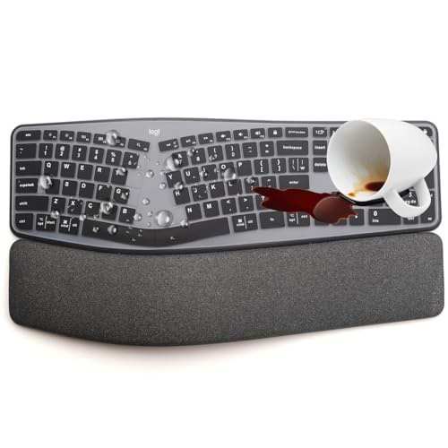 Protector para teclado Logitech Ergo K860 inalámbrico negro miniatura 6