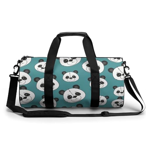 Sac de voyage gym vert panda duffel bag idéal pour vos sorties camping et week-end nature