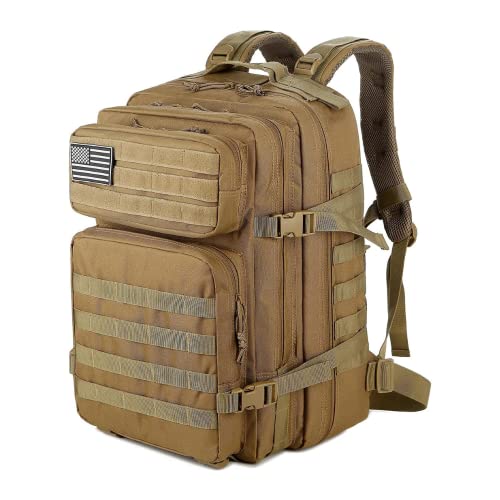 Jupitergear Tactical Military 45L Molle Rucksack Backpack For Backpacking Hiking Camping Trekking Hunting #TOP4